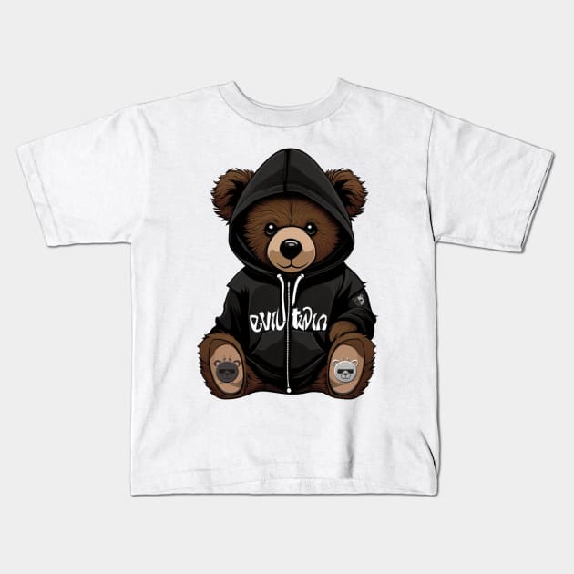 The Evil Twin Rebellion Teddy Collection [B1] Kids T-Shirt by Angelic Gangster